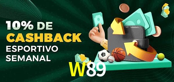10% de bônus de cashback na W89